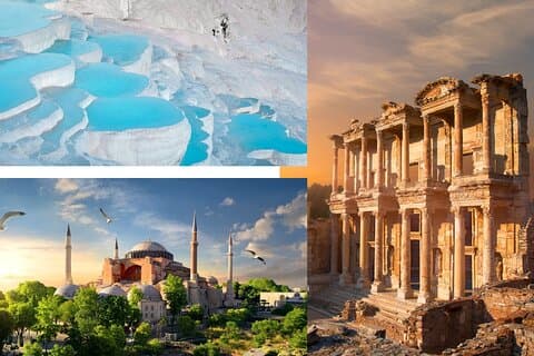 5-dagers guidet tur i Istanbul, Efesos og Pamukkale