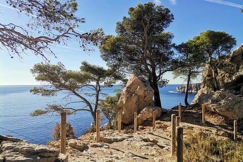 Senderismo en el Parque Nacional de las Calanques desde Marsella