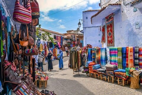 2 dagars tur till Chaouen Blue City och Tanger från Casablanca