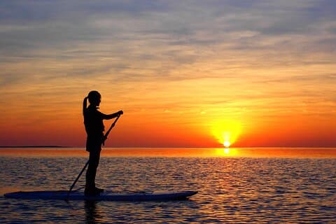 Okinawa Ishigaki Sunset SUP eller kanotur