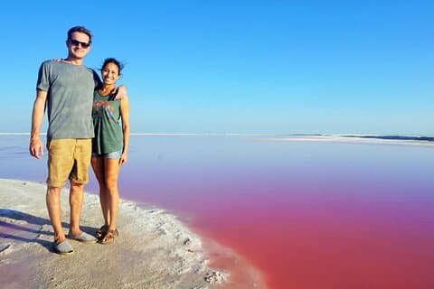 Découvrez un lagon rose dans les Coloradas avec transport depuis Cancún