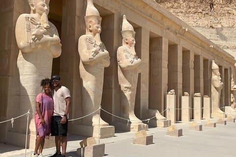 Övernattning till Luxor östra och västra banker från Hurghada