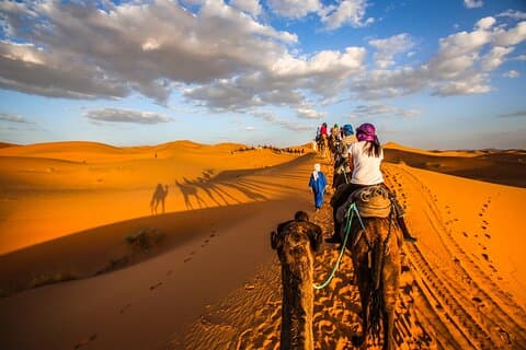 Visite en groupe partagée du désert de Fès à Marrakech via Merzouga 3 jours