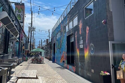 Excursão a pé autoguiada pelo distrito de arte de Denver