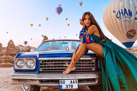 Cappadocia fotografering