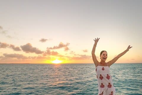 3 timmars Glow Worm Sunset Cruise från Providenciales