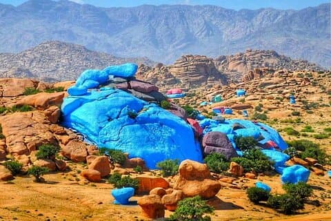 Tafraout the Anti Atlas and the canyon of Ait Mansour 2 Days 1 night