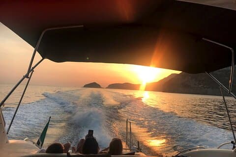 Den gyldne timen: Sorrentos solnedgang