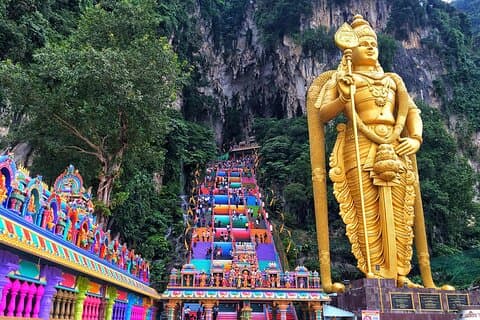 Batu-grotten en Putrajaya Cruise Excursion Tour vanuit Port Klang