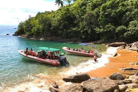 Super boat ride to Castelhanos beach