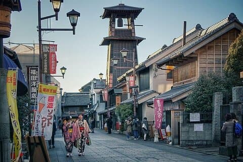 Excursão a pé em Kawagoe e experiência tradicional japonesa
