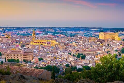 Tour privato di un'intera giornata a Toledo da Madrid con trasporto