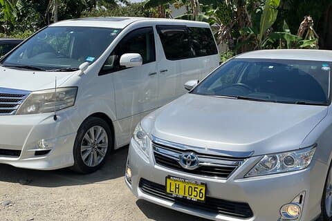 Traslado privado do aeroporto de Nadi para todos os hotéis na ilha de Denarau