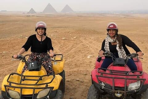 Tour privado en la torre de El Cairo con quad ATV y paseo en faluca