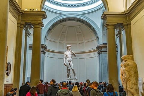 Eintrittskarte für Florenz im Takt: Uffizien & Accademia Galerien
