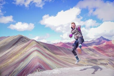 Rainbow Mountain heldagstur från Cusco med liten grupp