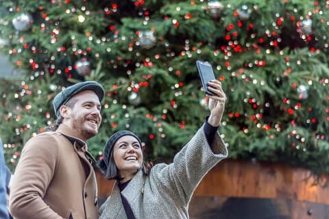 Magische kerstverlichting in Londen (privétour)