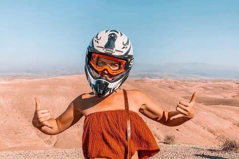 Agafay Desert Adventure: Halvdagsutflykt till Quad & Camel