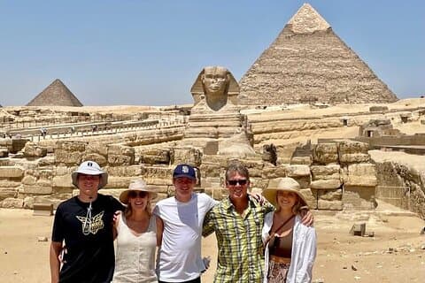 Privétour van een hele dag naar de piramides van Gizeh, Sakkara, Memphis en de Sfinx