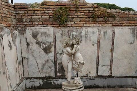 Ostia Antica Archaeological Park with Italian Gelato