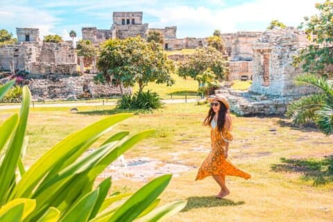 Piramides van Tulum + ATV + 3 kabelbanen + abseilen + Cenote + lunch