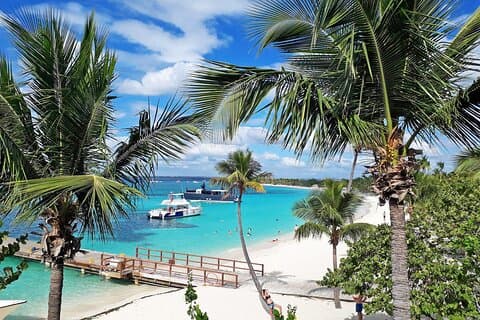 Punta Cana Saona Partybåt med hummer till lunch med hummer ingår