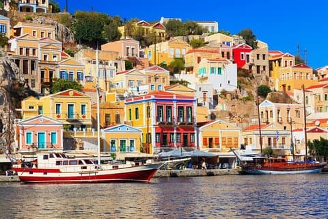 Symi Island Heldag med Panormitis kloster med Pick-Up
