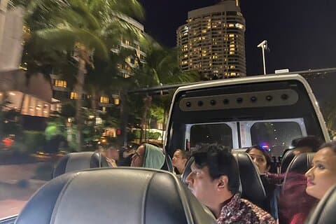 Tour panoramique de Miami de nuit