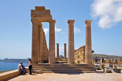 Rhodos middelalderby og Lindos Akropolis guidet tur med minibuss.