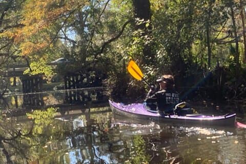 Kajaktur til Honey Island Sump og Backwaters