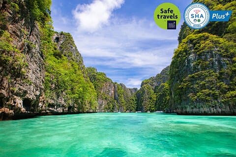 Kracht van het paradijs Phi Phi-eilanden Op een dagtrip vanuit Krabi