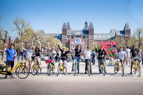 Amsterdam lille gruppe cykeltur