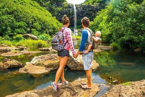 Wasserfalltour auf Mauritius mit privatem SUV-Auto und Mittagessen