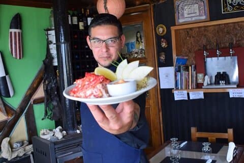 Gastronomische ervaring met King Crab en lunch in Puerto Almanza vanuit Ushuaia