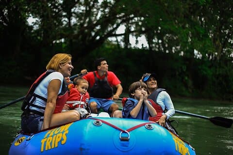 3-in-1 Arenal Volcano River Safari Float, La Fortuna Waterfall and Volcano Hike