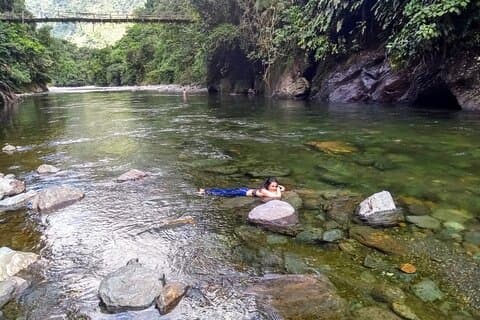 Wanderung durch das Tal der Wasserfälle und den Fluss St. Domingo