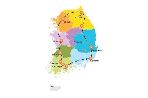 5-dagers Korea Golden-rute med K-shuttle-tur fra Seoul, inkludert Busan, Yeosu