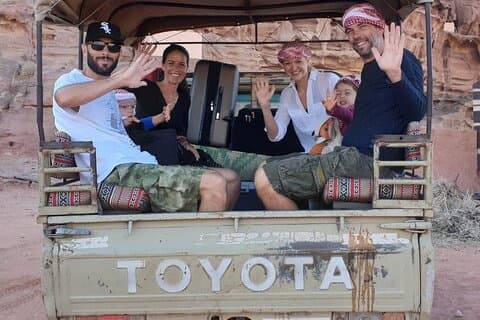 2 dage & 1 nat | Jeep & vandretur i Wadi Rum-ørkenen | Magisk beduinstjerne