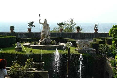 Historisk tur til Villa Adriana og Villa D'Este i Tivoli