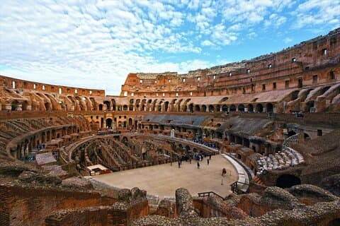 Excursão em grupo guiada pela Arena do Coliseu com Fórum Romano e Monte Palatino
