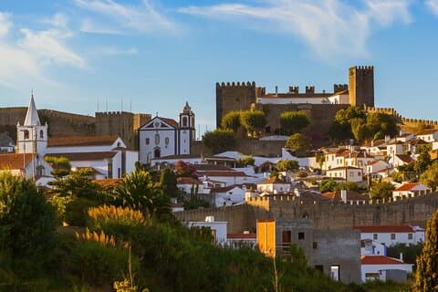 Lissabon naar Douro tot 3 haltes Obidos Nazaré en Aveiro