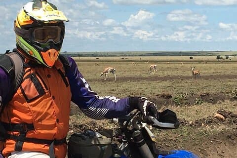 7 days off-road motorbike wildlife experience Soysambu Conservancy, Maasai Mara