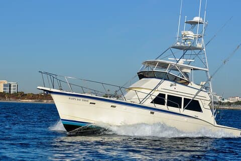 Chartrar för djuphavsfiske i Fort Lauderdale ombord på 52' Hatteras