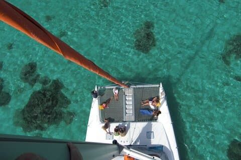 Catamarã para Ile aux Cerfs de Pointe Jerome com transfer