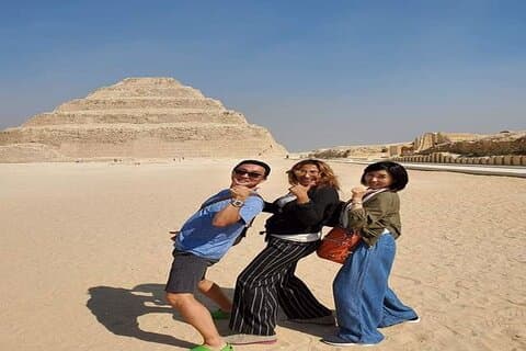 Bedste dagstur til pyrosiderne i Giza, Saqqara, Memphis fra Kairo