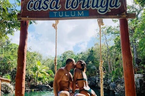 Eco Park Casa Tortuga Cenotes och Tulum-ruinerna! Riviera Maya Rundtransport