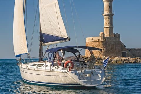 Privé zeiltocht vanuit de Venetiaanse haven van Chania