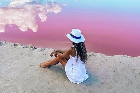 Incredibile Lago Rosa Naturale, Las Coloradas Tour! Andata e ritorno da Cancun