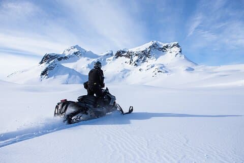 Schneemobil-Abenteuer mit rasantem Gletscher ab Gullfoss