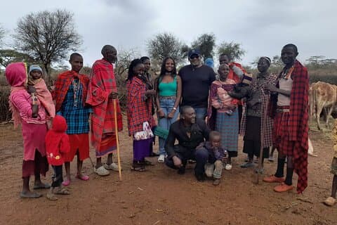 Dagstur til masai-landsbyen.